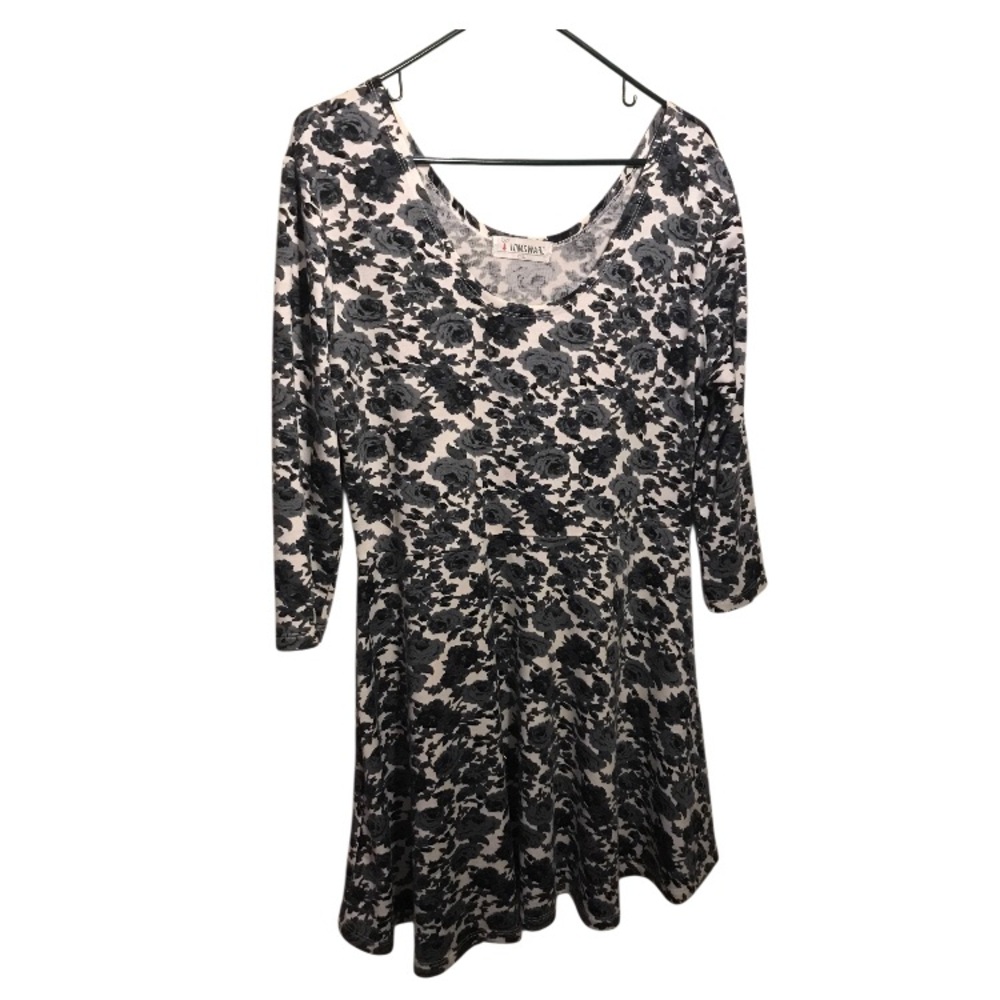 Tomswear Floral Scoop Neck Tunic Top Size XXL